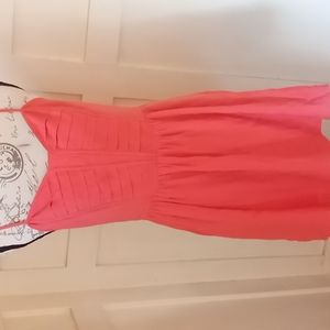 BCBGeneration Redclay Lined Mini dress W/ Spaghetti Straps Sz Med